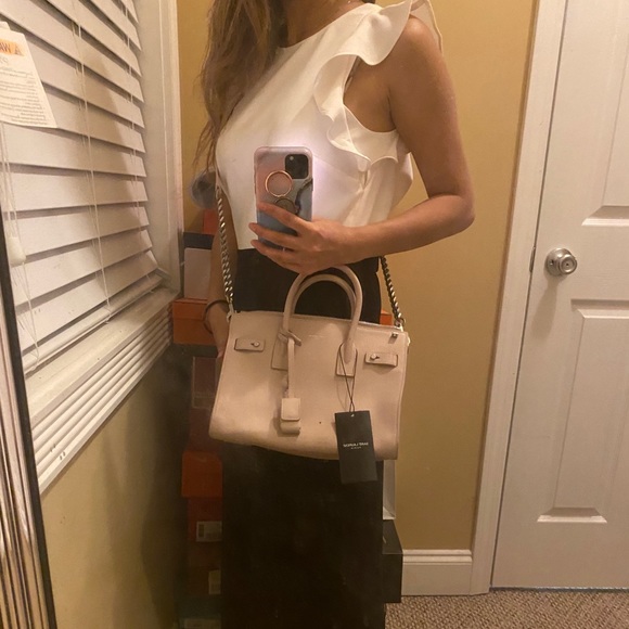 Saint Laurent Sac de Jour Baby in Marble Pink - Picture 15 of 16